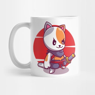 Samurai Kitty Mug